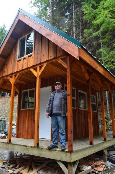 This smaller cabin really makes use of all the space it has available. Tiny House with a Big Sleeping Loft and Covered Porch/Deck ...