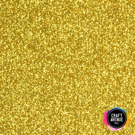 Gold Glitter Htv Craft Avenue Inc