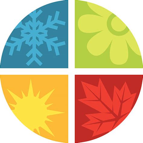 Four Seasons Clip Art Vector Images And Illustrations Istock