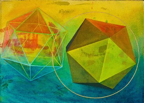Platonic Solid Series: Water (Icosahedron) - Kristin Reed - Art in Res