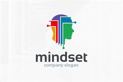 Mind Set Logo Template Branding And Logo Templates Creative Market