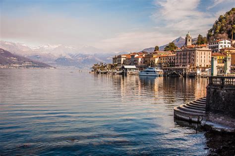 Panoramic View Of Bellagio Lombardy Italy