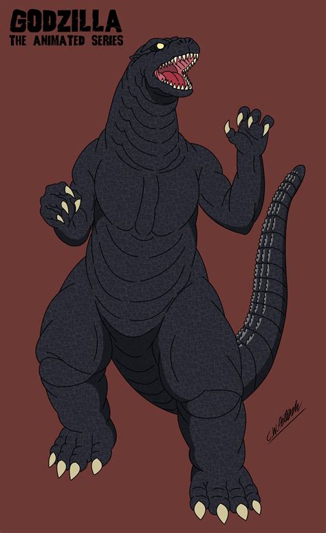 Godzilla The Animated Series Godzilla By Cwpetesch On Deviantart