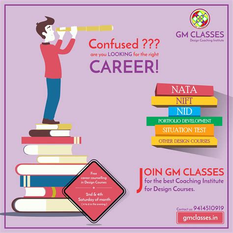 Start Your Career Counselling For Design Courses With Gm Classes Free