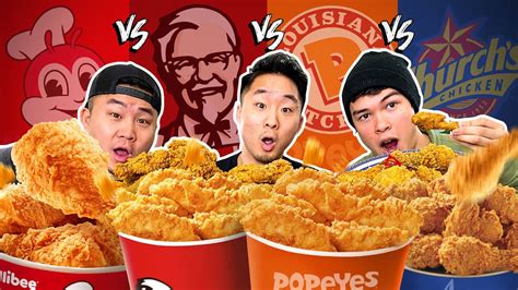 Unfortunately, the quality of a piece of fried chicken tends to fade fairly quickly, with last night's delightful meal of warm, crispy goodness suddenly having turned into today's unappetizing, greasy mess. POPEYES vs JOLLIBEE vs KFC vs CHURCH'S - FAST FOOD FRIED ...