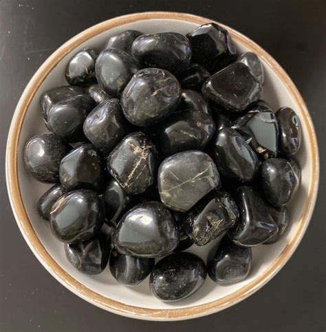 Black Onyx Tumbled Stones B Magical Health And Wellness