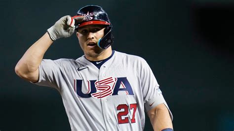 Mike Trout Drives In All 3 Runs As Team Usa Advances Stream The Video Watch Espn