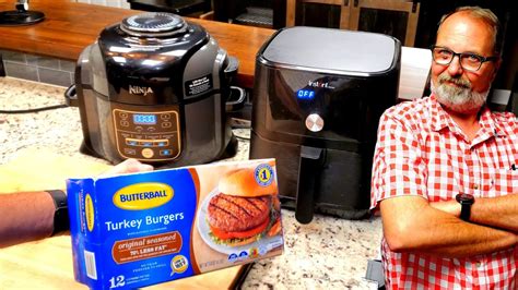 For frozen burgers, cook on 360 degrees fahrenheit for 18 minutes, flipping halfway over. Air Fried Turkey Burger from Frozen | Butterball | Instant ...