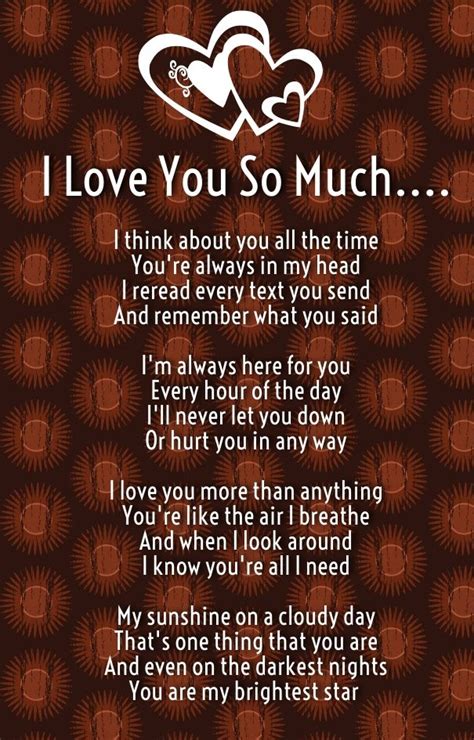 Do u know how much i love u quotes. How Much I Love You Poems for Her and Him - Hug2Love | Love you poems, Love mom quotes, Love ...