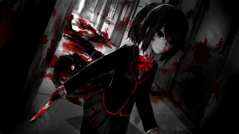 Anime Girls Yandere Hd Wallpapers Wallpaper Cave