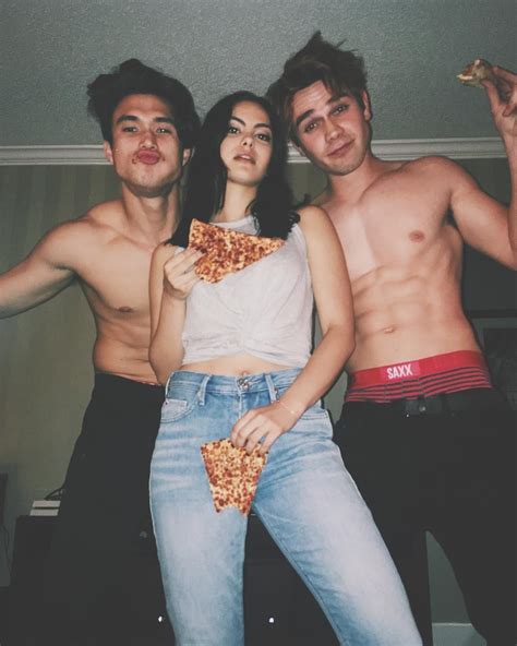The Riverdale Cast Had A Shirtless Pizza Party And Wow Its Hot Stuff Riverdale Cast