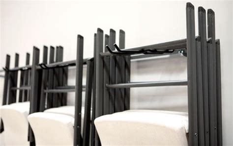 Holds up to 18 standard folding chairs! Large Folding Chair Rack-Folding Chair Rack | Monkey Bar ...