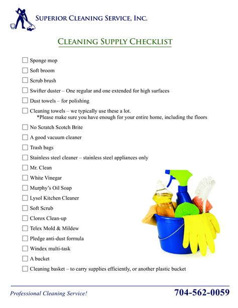 Free Cleaning Service Templates