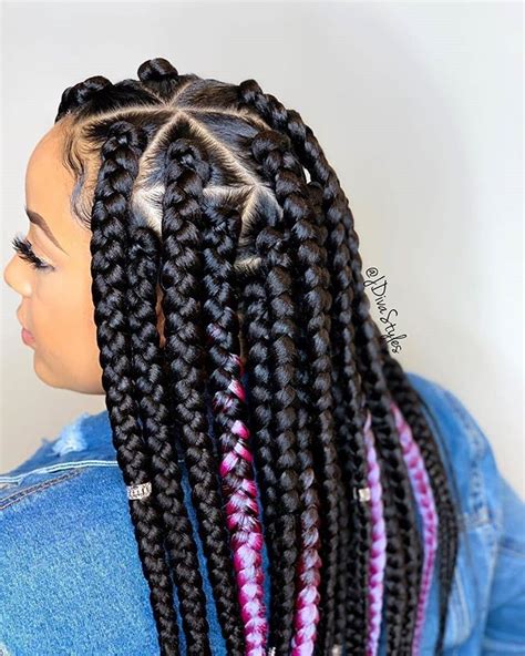 50 Best Big Box Braids For Bold And Beautiful Women In 2020