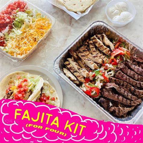 Chuys Catering Style Packaging 4 Fajitas Chuys Catering