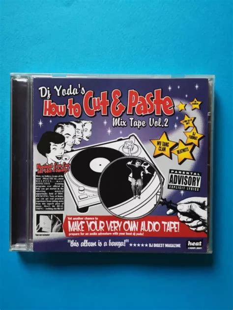 Dj Yoda How To Cut And Paste Mix Tape Vol 2 Cd 2002 Wu Tang Dj Hip Hop 734 Picclick