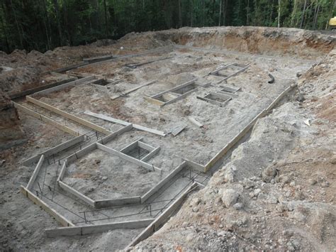 Construction Of Our Log Home Excavation And Foundation