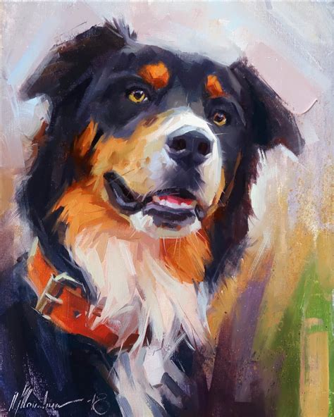 Custom Dog Oil Painting Custom Pet Portraits Custom Dog Etsy Animal