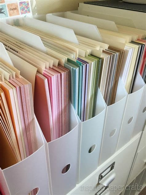 That's why keeping it organized is very important. Craft Room Organization - Inspired Paper CraftsInspired ...