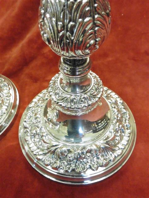 Antiques Atlas Antique Silverplated Candlesticks