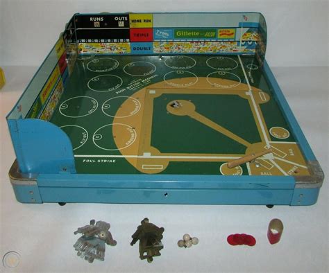 Vintage 1950s Gotham Push Button Magnetic Baseball Game Wplayers