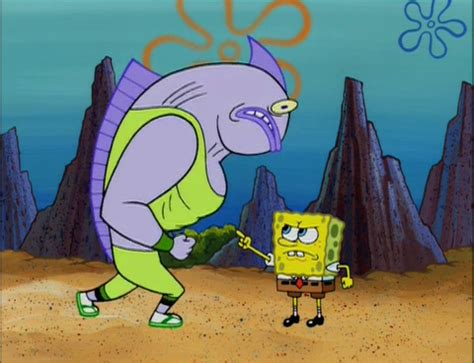 Spongebob acts really arrogant towards sandy after he is crowned king of karate. SpongeBuddy Mania - SpongeBob Episode - Karate Island