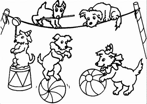 Circus Animals Coloring Pages Coloringbay