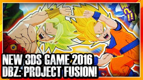 Maybe you would like to learn more about one of these? Dragon Ball Z: Project Fusion 2016 - NEW DBZ RPG GAME FOR 3DS ANNOUNCED! - YouTube