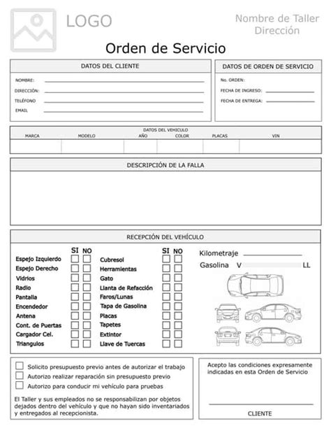 Total 69 Imagen Modelo Orden De Servicio En Word Abzlocalmx