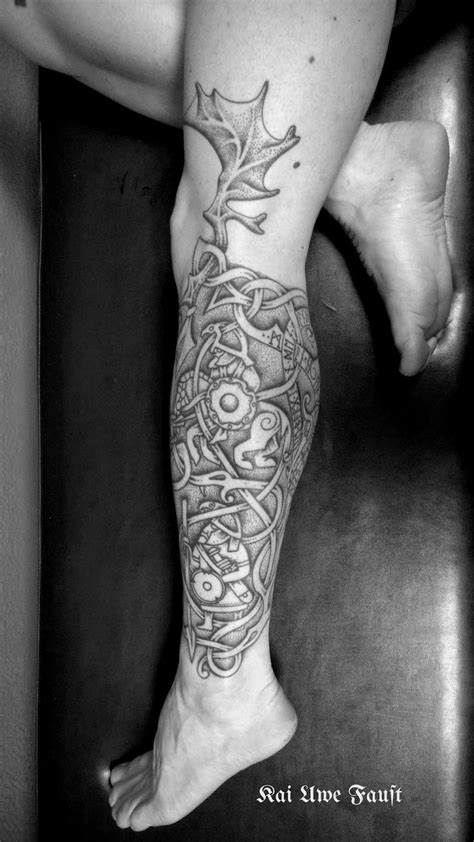 Nordic Tattoo 2nd Place Best Ornamental Tattoo At Tattoo Collection Kiev Ukraine Nordic