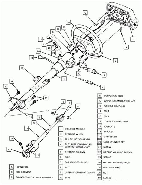 1986 Chevy Truck Steering Column Diagram