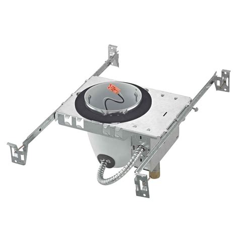 Some of the led light bulbs used in halogen and incandescent recessed lights might cause a heat sensor inside the housing to trip your circuit breaker which can be dangerous. 4" New Construction LED Recessed Can Light - IC Airtight Rated | IC402-LED | Destination Lighting