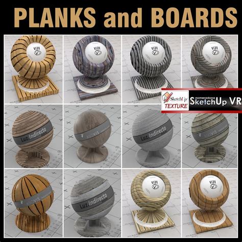 Vismat Vray For Su Planks And Boards 1 Vray Sketchup Tut