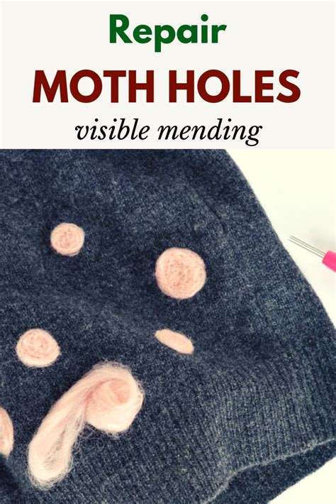 How To Repair Moth Holes In A Sweater Visible Mending Sew Your Own Clothes Cleaning Recipes