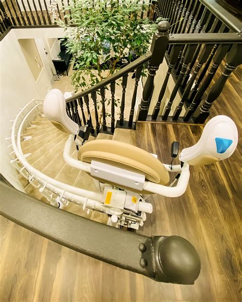 Savaria Curved Stairlift Installed In Surrey Hme Accessibility