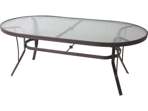 They distribute sunlight in the most optimum way, cutting down electricity bills. Suncoast Cast Aluminum 76'' x 42'' Oval Glass Top Dining ...