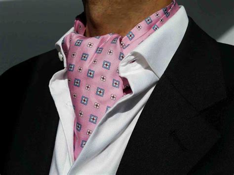 Ascots For Sale The Pink Silk Ascots For Men Croom And Flood