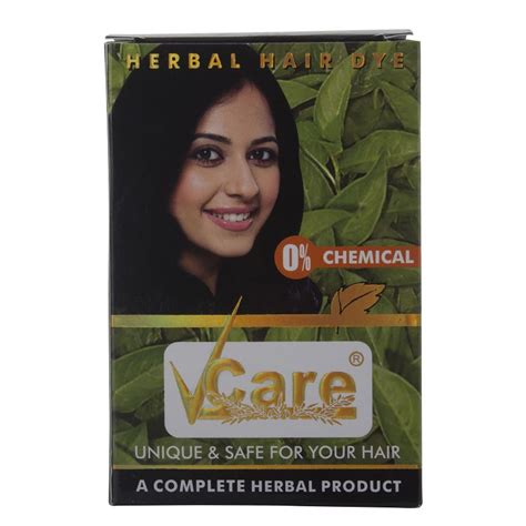 Earthdye is the most natural hair dye you can find. Buy Vcare Herbal Hair Dye 60gm | Health & Glow