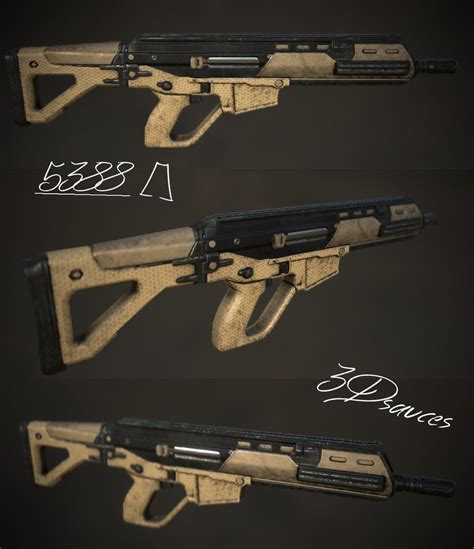 3d Future Assault Rifle