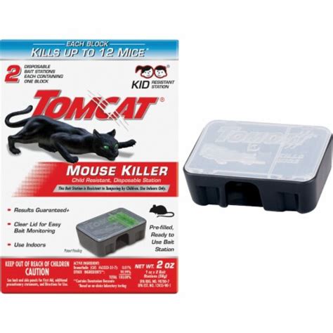 Tomcat® Mouse Killer Bait Station Black 2 Pk Ralphs