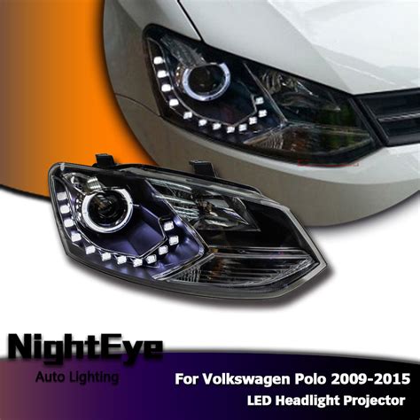 Nighteye Vw Polo Gti Headlights New Polo Led Headlight Drl Bi Xenon Le