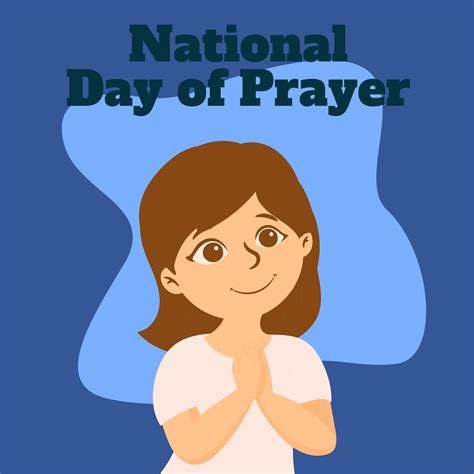 National Day Of Prayer Cartoon Vector In Eps Illustrator  Psd