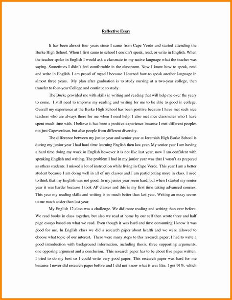 A reflective paper example is a lot like a personal journal or diary. Reflection Essay In Nursing Student — College Search