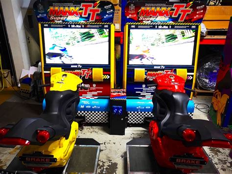 Manx Tt Motorbike Arcade Machine Twin Gaming Lab