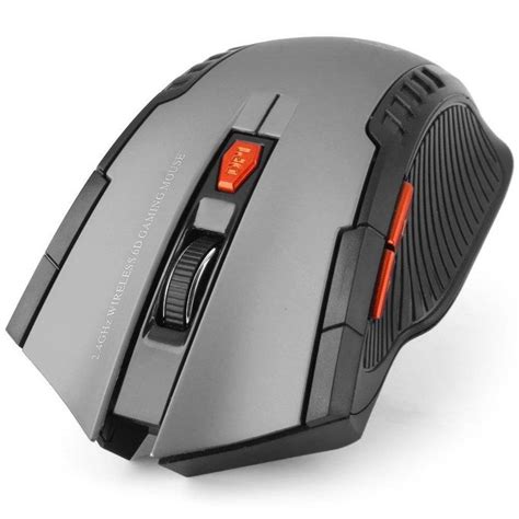 Generic W4 24ghz 6d 2400dpi Gaming Optical Mouse Wireless Grey