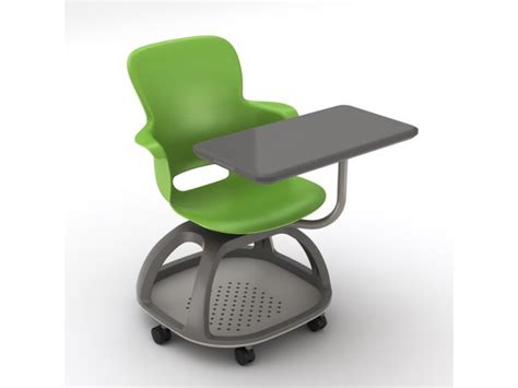 Ethos Mobile School Chair With Quad Base Cup Holder Tablet Eth 18tc