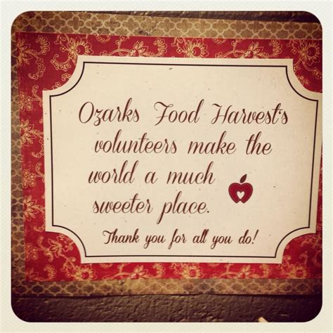 Build food sacks for our weekend volunteers accepted: Volunteer Appreciation Week at Ozarks Food Harvest - Candy ...