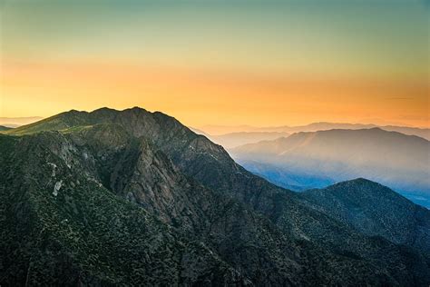 Sunset At Fosters Point Laguna Mountains Photograph By Alexander Kunz