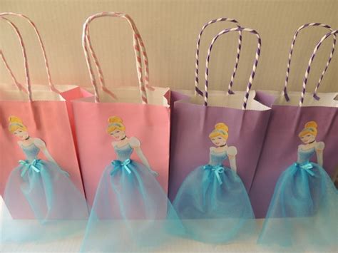 Cinderella Birthday Party Favor Bags Birthday Wikii