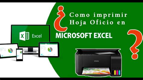 Como Imprimir Tamaño Oficio En Excel Youtube